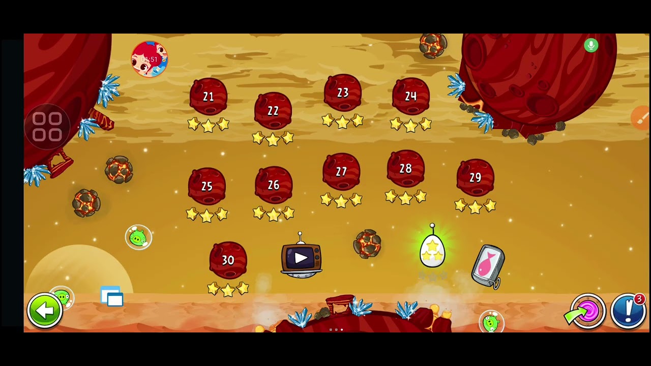 Todos os chefes do angry birds space cosmic madness + créditos 
