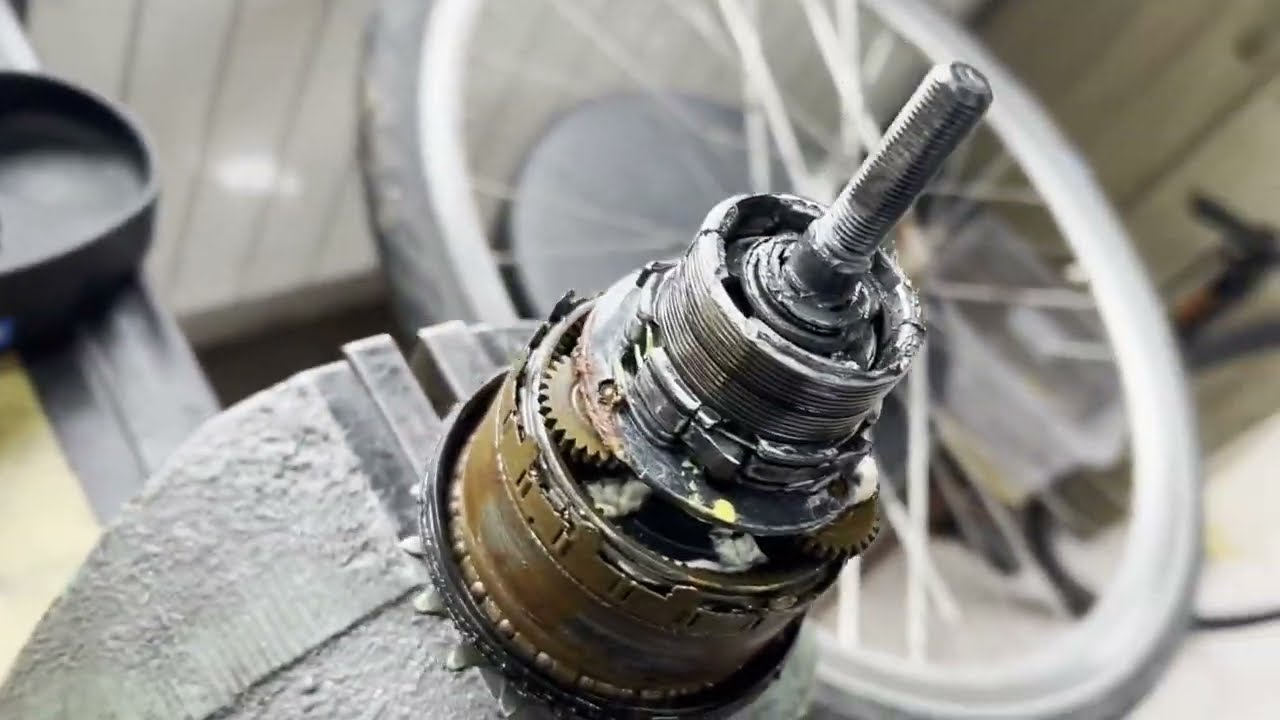 Piasta Shimno Nexus 7 biegowa skutki braku serwisu  [Bike Doktor 2.0]