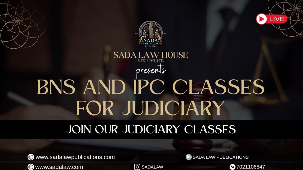 JUDICIARY CLASS - GENERAL EXCEPTIONS (BNS & IPC) PART 3