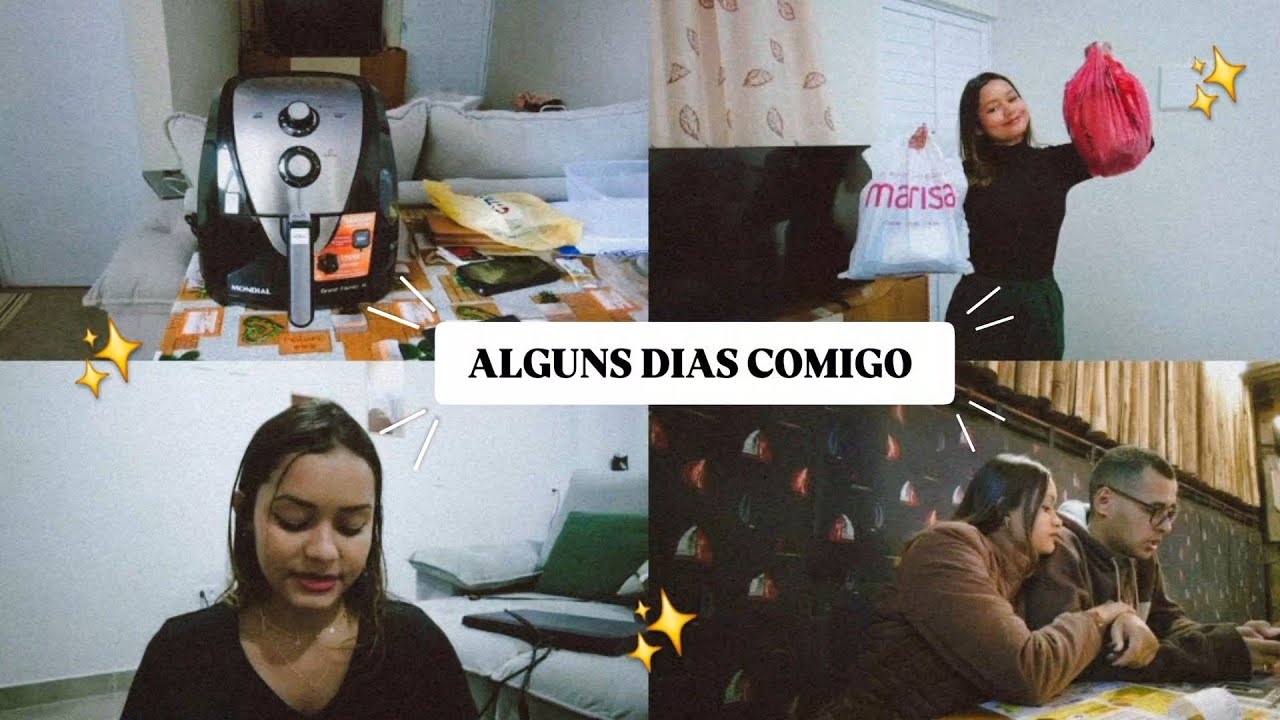 vlog: COMPRAMOS UMA AIR FRYER, SAÍMOS PARA COMER PASTEL, COMPRAS PARA O TRABALHO NOVO E DESABAFO ✨️