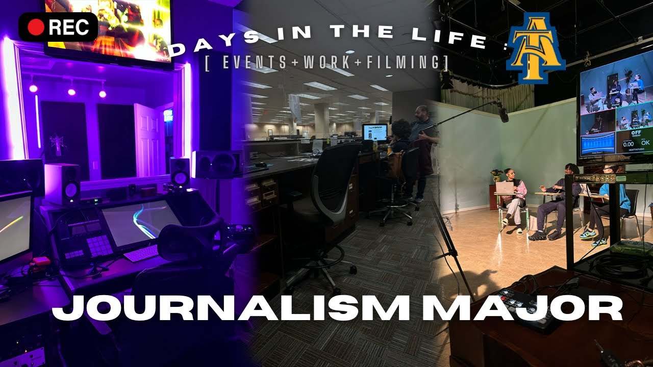 DAYS IN THE LIFE AS A JOURNALISM MAJOR AT NCAT VLOG