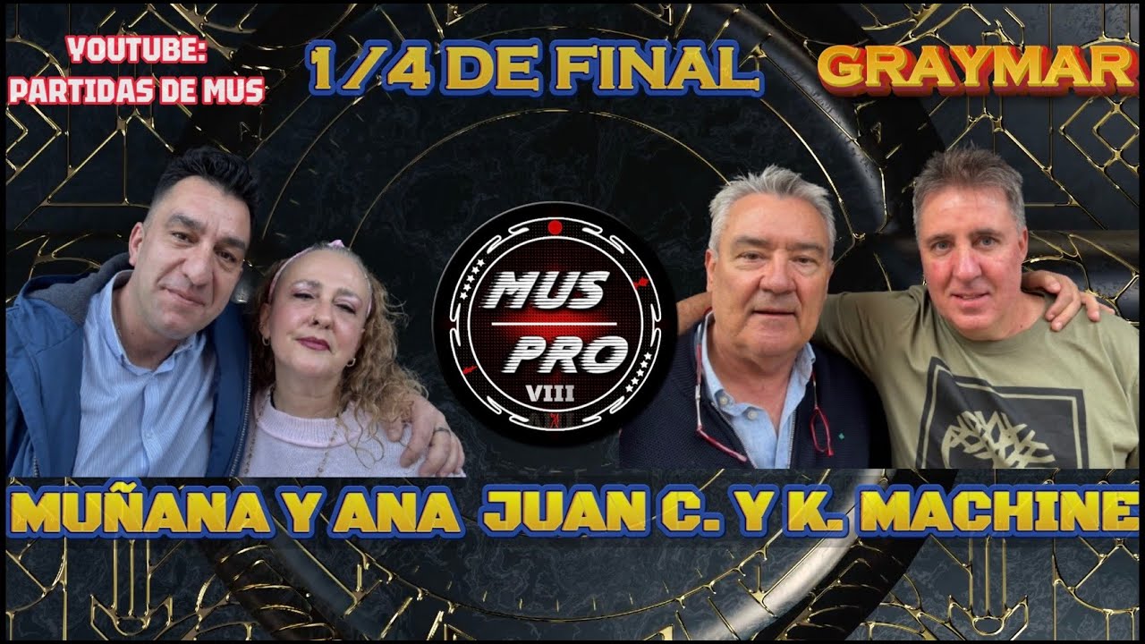 MUS PRO VIII SÚPER 10. 1/4 De Final. Javi Muñana y Ans Córdoba vs Kike Machine y Juan Carlos Sanz