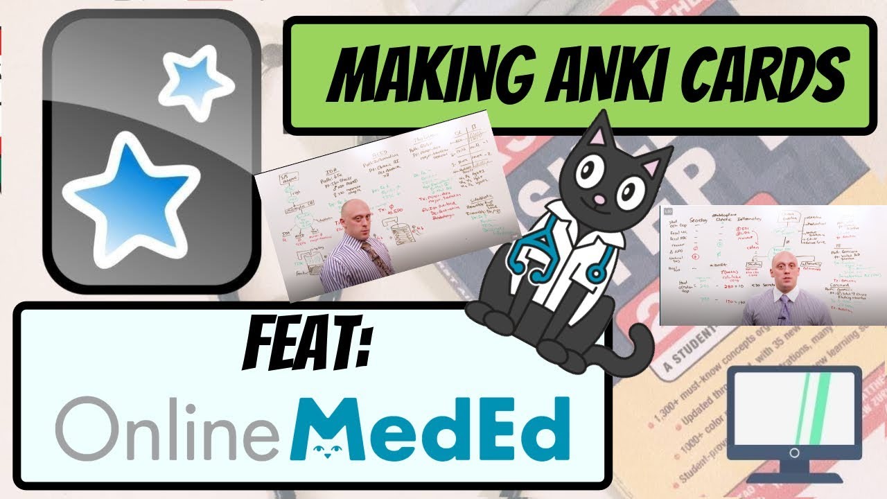 Как создавать карточки Anki с помощью OnlineMedEd (идеально подходит для стажировок, STEP2 CK)