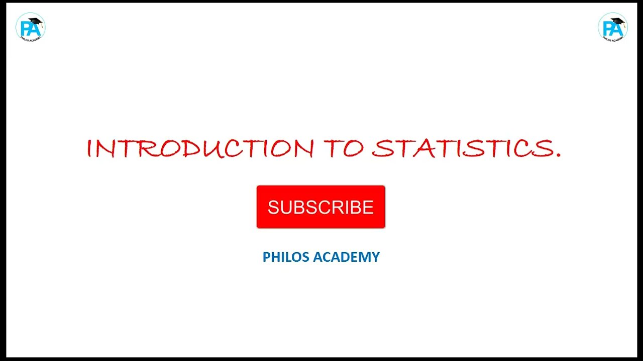 Introduction to Statistics 1