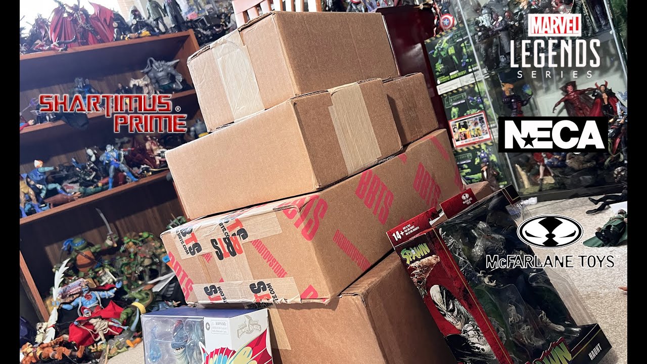 Hella Marvel Legends + McFarlane Toys + NECA Toys BBTS Action Figure Haul Unboxing 6/2/22