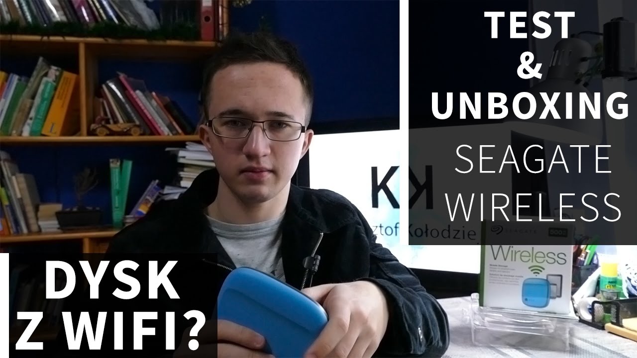 DYSK Z WiFi? || TEST & UNBOXING || Seagate Wireless 500 GB