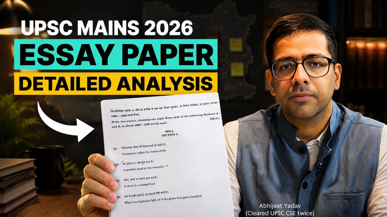 UPSC Mains 2026 Essay paper | Detailed Analysis | Strategy for 2027