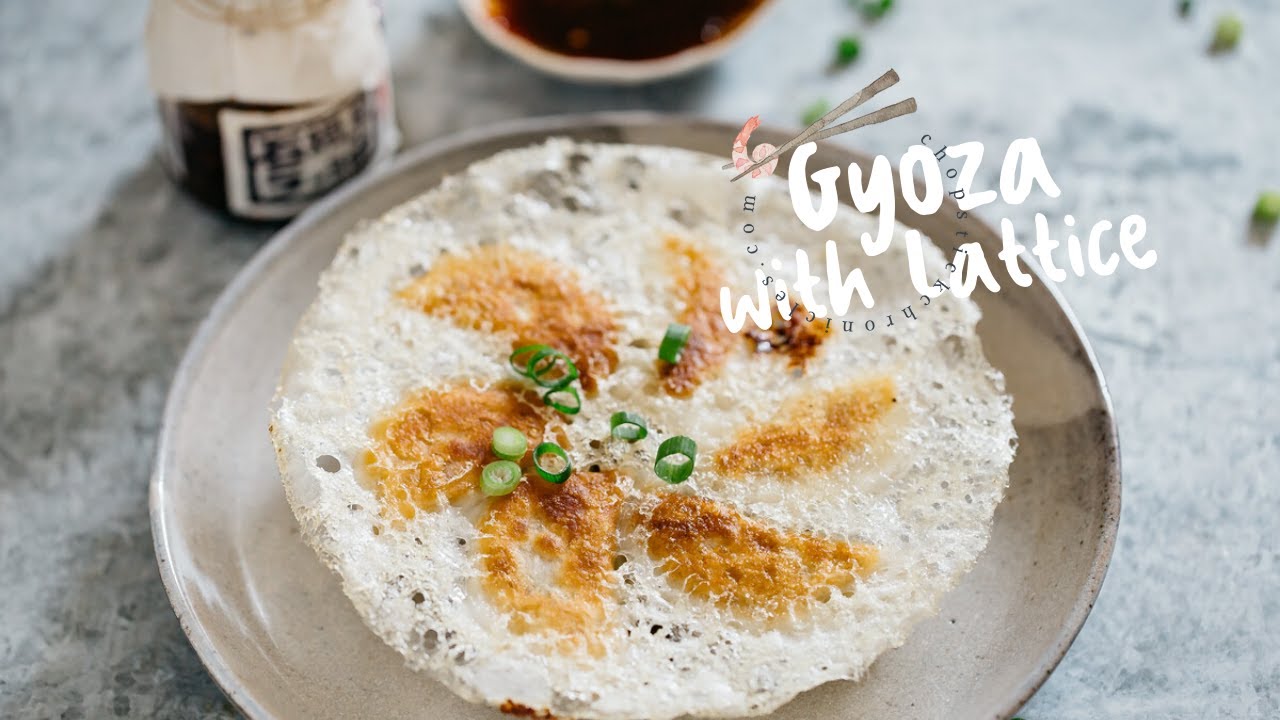 Gyoza with Lattice