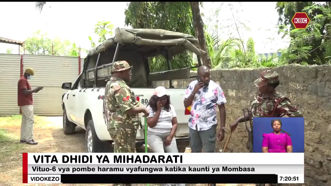 Vituo-6 vya pombe haramu vyafungwa Mombasa