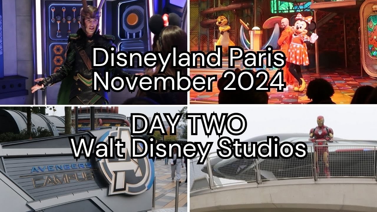 Disneyland Paris VLOG SERIES November 2024 Day 2! Walt Disney Studios day!