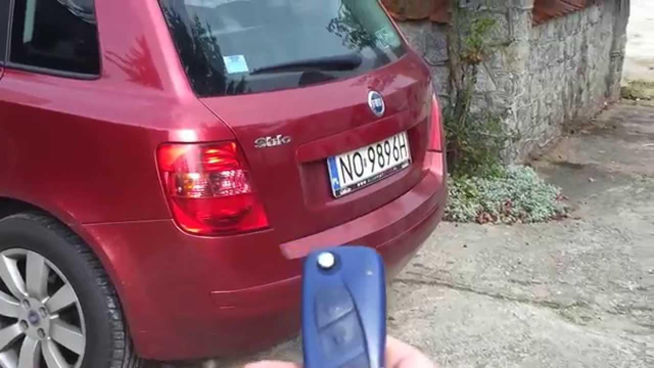 Automatyczne otwieranie klapy bagażnika Fiat Stilo. Automatic tailgate opening.