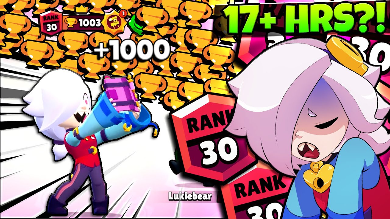 +1000 Trophies At ONCE With New Brawler Colette! Rank 30 Colette Push!!
