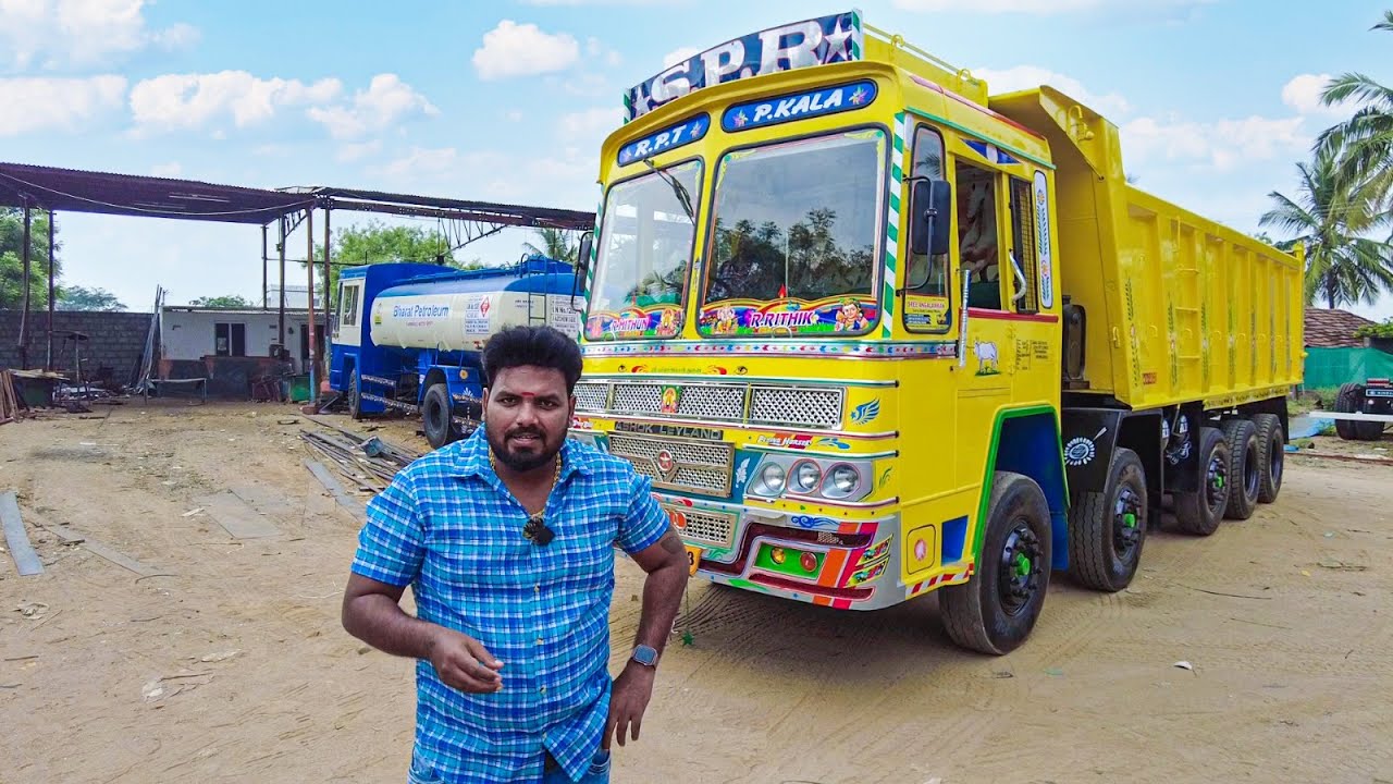 டிப்பர் லார்ரி புதிய கேபின் டீலக்ஸ் மாடல் NEW TIPPER CABIN DELUXE MODEL   NAMAKKAL  R.RAJKUMAR
