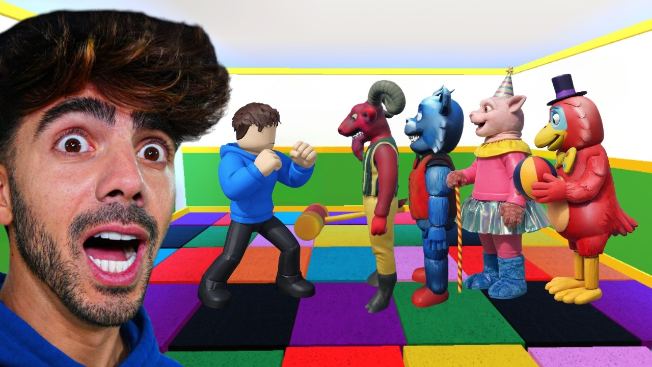 CÓMO HACER BATALLA DE FEDE VIGEVANI VS ANIMATRÓNICOS EN EL ORFANATO EN ROBLOX