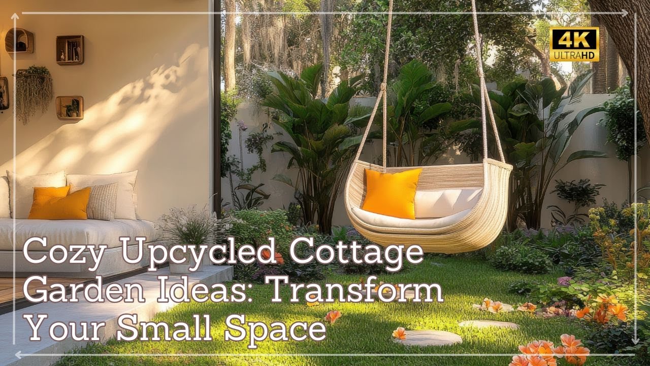 Cozy Upcycled Cottage Garden Ideas: Transform Your Small Space with Rustic Charm