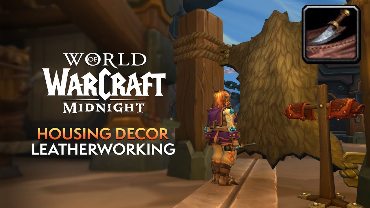 WoW Housing Decor from Leatherworking: Classic &rarr; The War Within