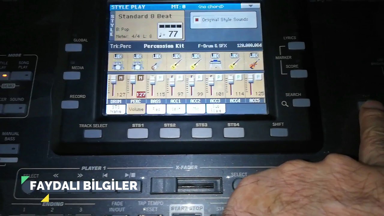 korg pa3x de mikrofon ve vokal ayarları nasıl yapılır