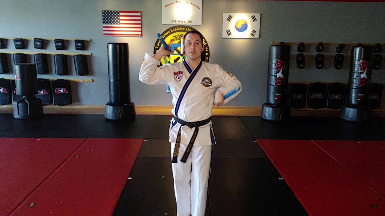 Black Belt Protech - 2nd Degree Double Sahng Jeol Bahng (Nunchucks) Form