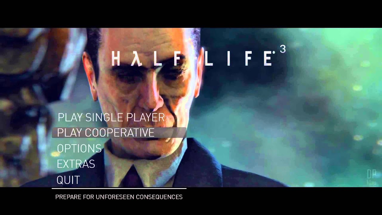 Half Life 3 Concept Main Menu V2