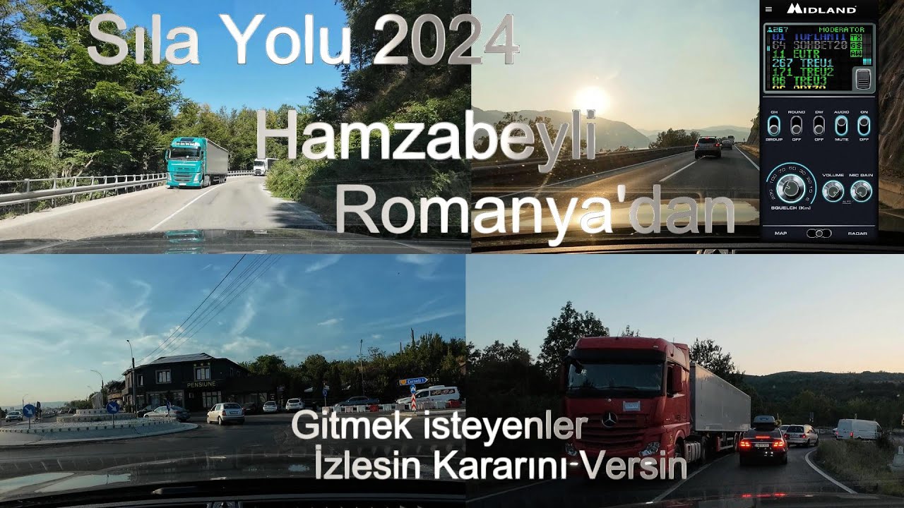 Sıla Yolu 2024 Geri Dönüş. Hamzabeyli, Bulgaria, Romanya, Macaristan, Avusturya, CB TALK.