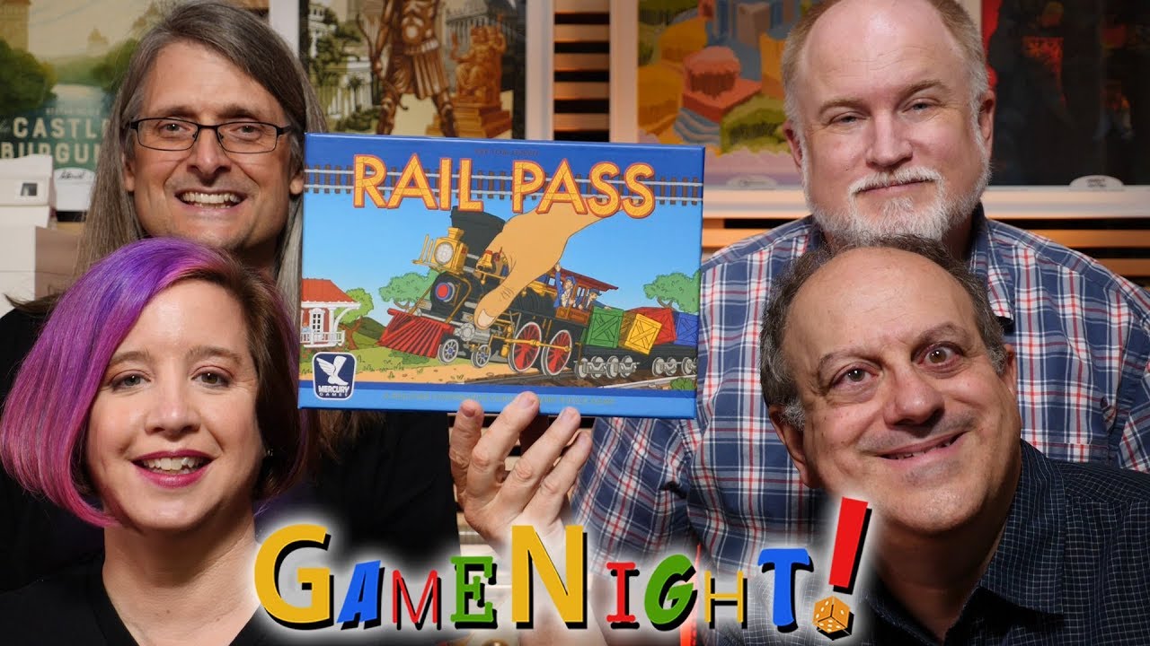 Rail Pass - GameNight! Se7 Ep23 - How to Play and Playthrough