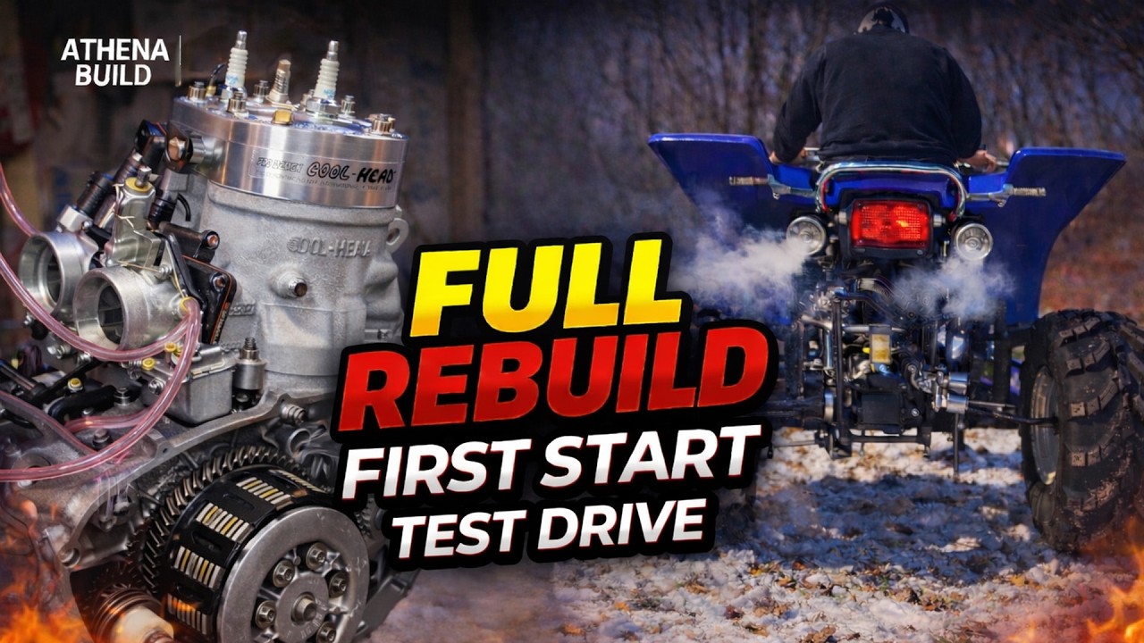 Yamaha Banshee Full Engine Rebuild + First Start | Athena Top End