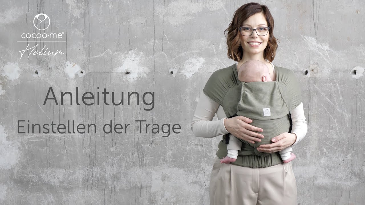 Anleitung | Babytrage | Einstellen der Trage f&uuml;r dein Baby | cocoo&bull;me&reg; Helium Halfbuckle Wrapcon