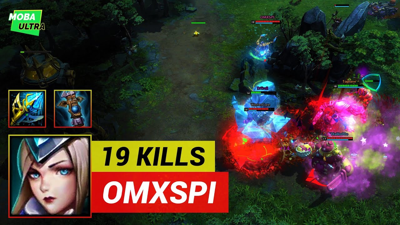 HoN Glacius STAFF OF THE MASTER with SPELL SUNDER - MVP