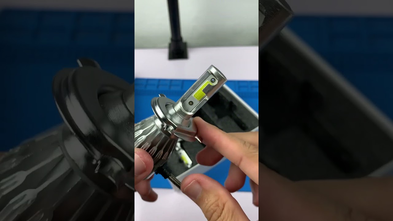 C6 LED HEADLAMP BULB H4 TYPE INSTALL AT ALMERA | SEE THE RESULTS #short #ledheadlamp #shopee #almera
