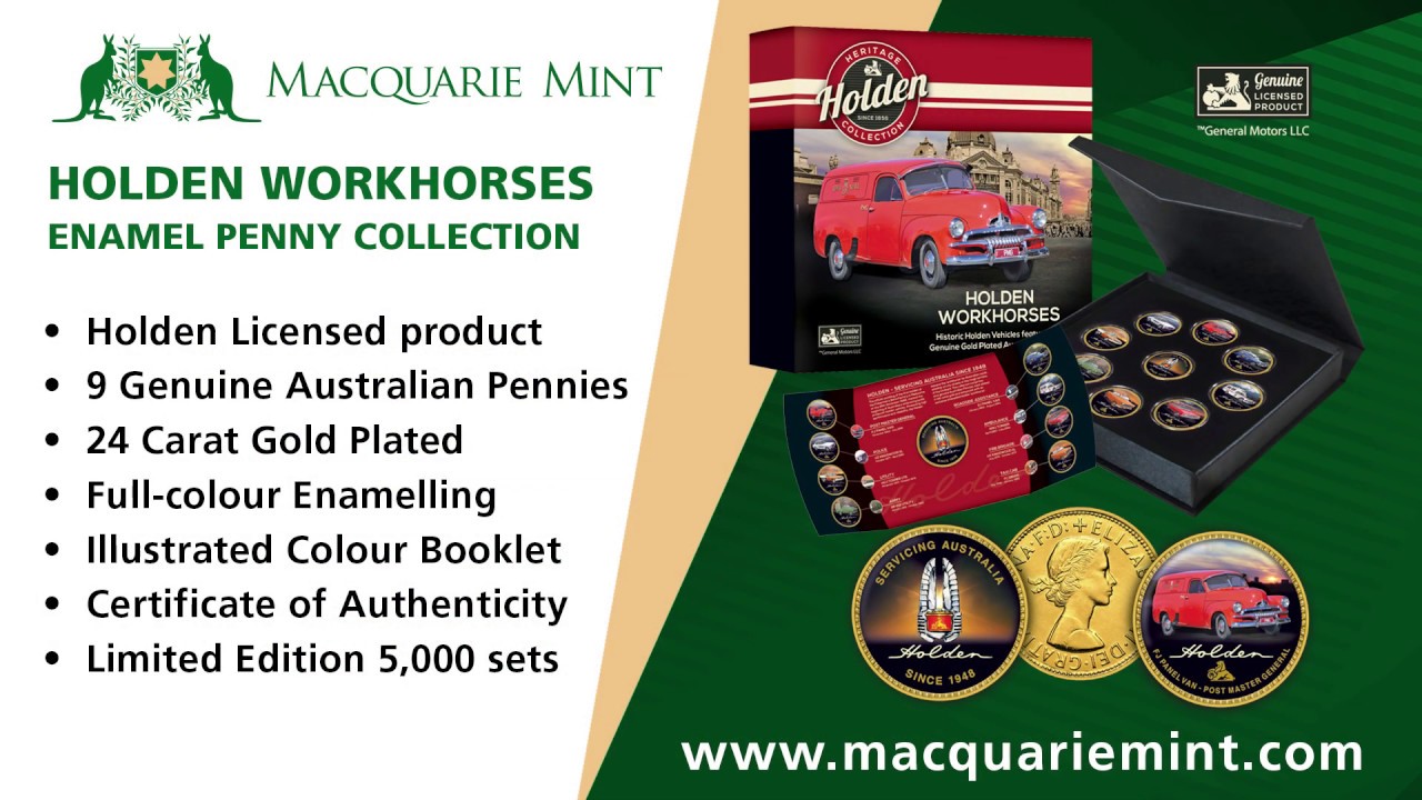 Now at Macquarie Mint: Holden Workhorses Enamel Penny Collection