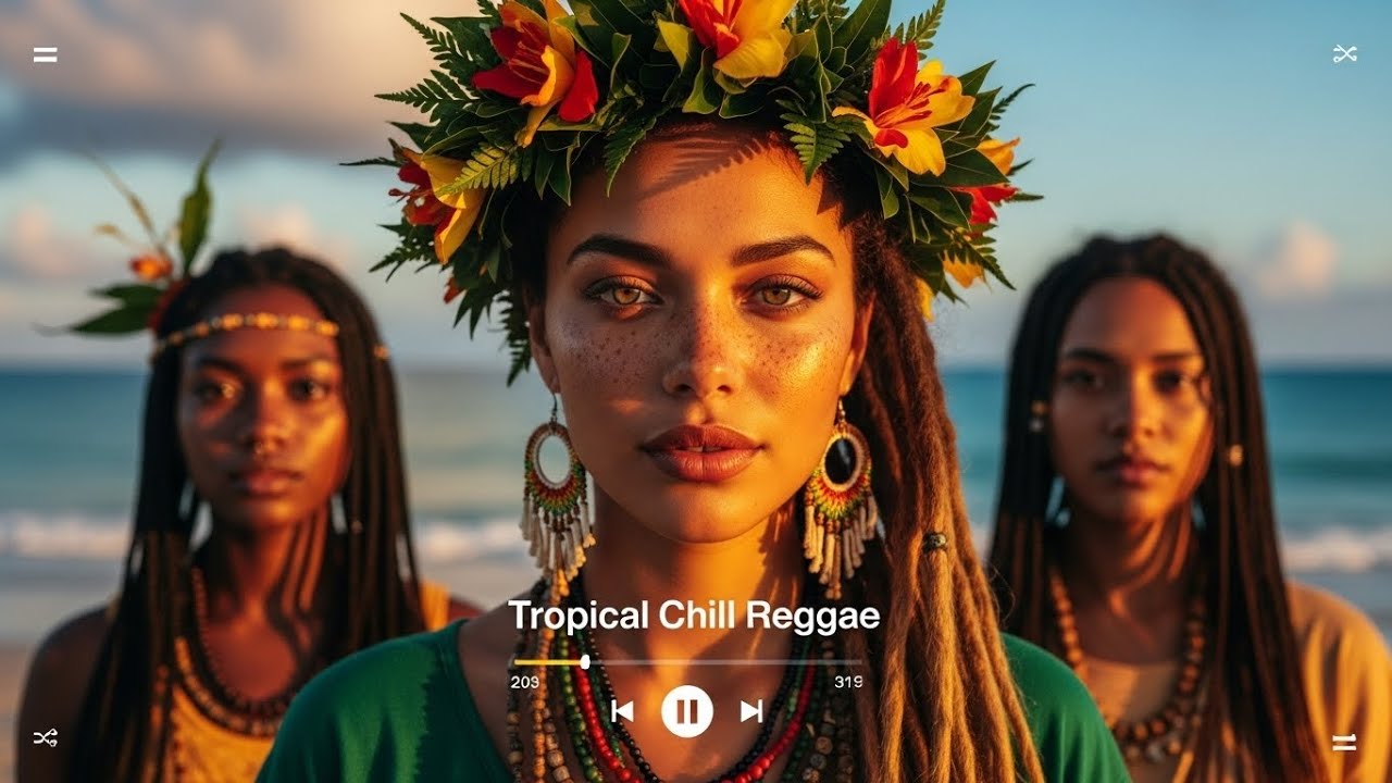 Reggae Island Mix 🌊 Feel Good Tropical Vibes to Relax & Work
