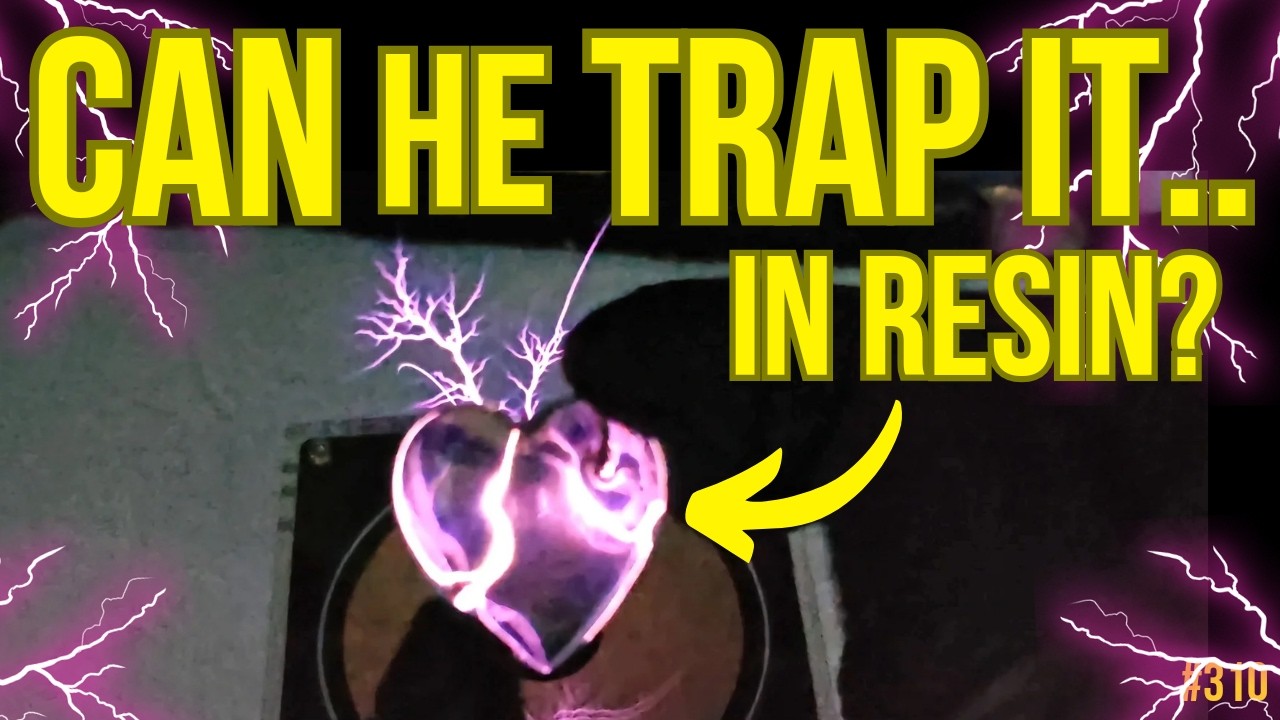 310. Can I CAPTURE ELECTRICITY Inside RESIN?!