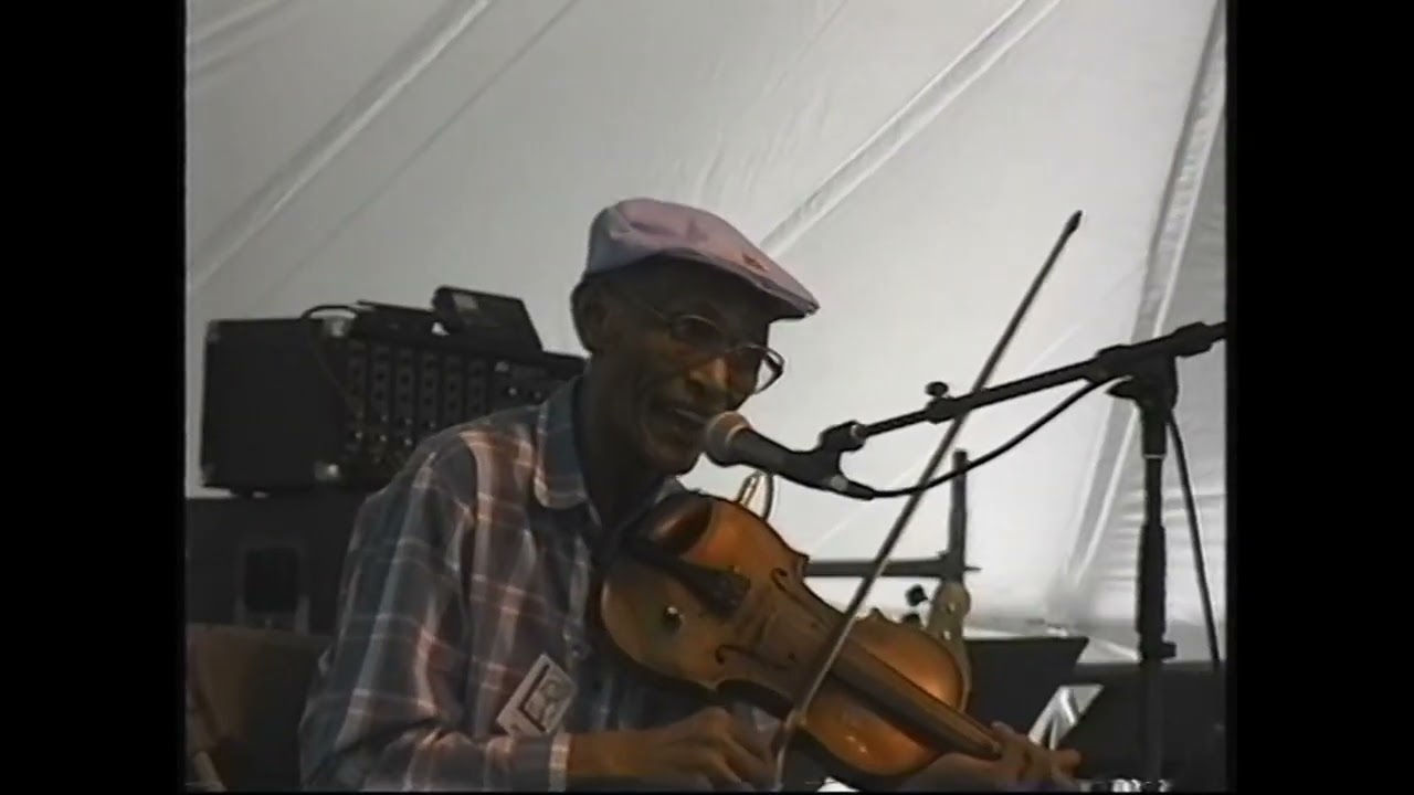 Canray Fontenot with Filé at Festival International, 1995