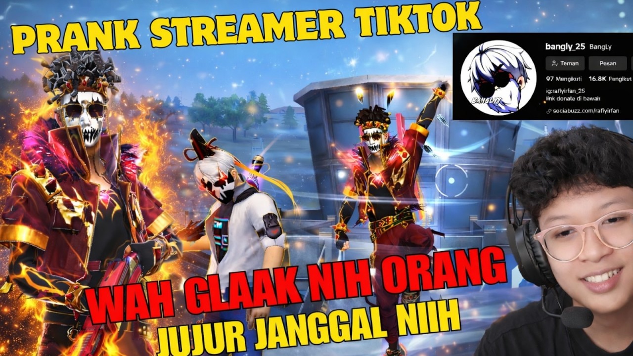 PRANK STREAMER TIKTOK SAMPE KEHERANAN DAN DI KTAIN JANGGAL