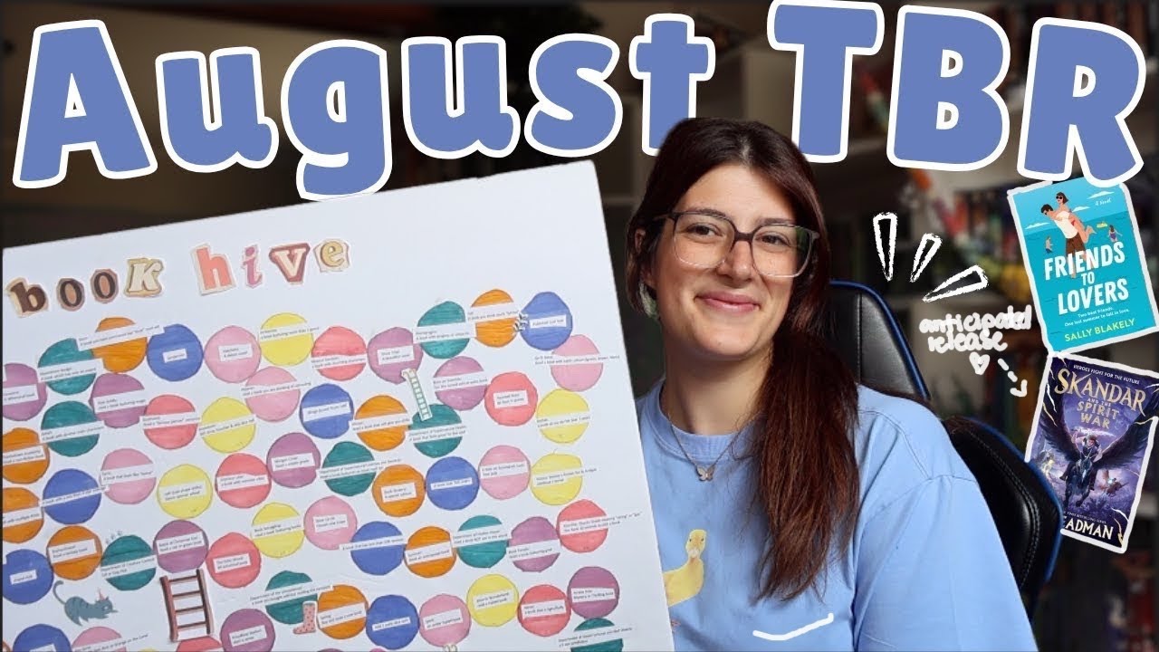 TBR BOARD GAME picks my AUGUST TBR  🎲 🖤 // Romantasy ARCs, Middle Grade & more //+ TBR Wheel 🥝