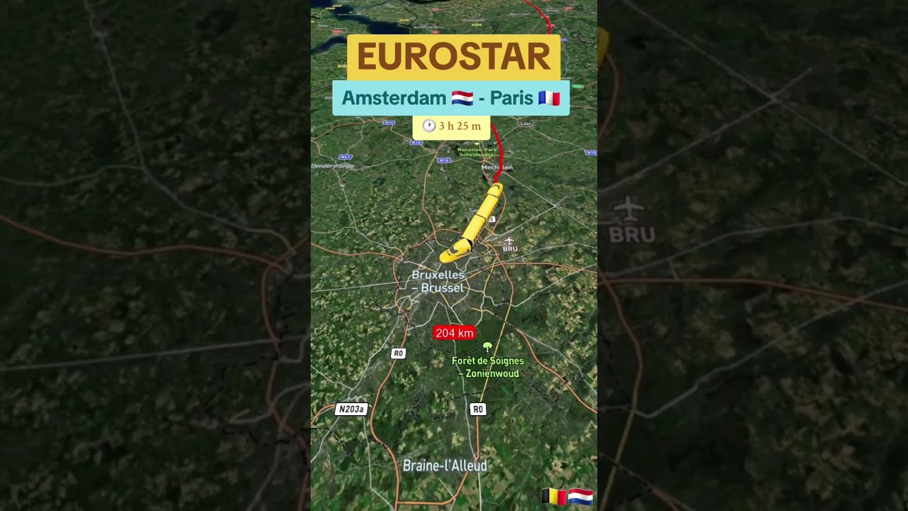 EUROSTAR: Amsterdam - Paris 