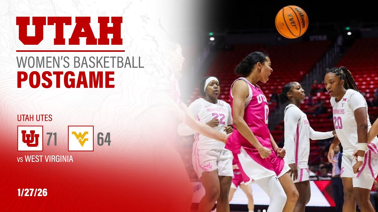 Utah: 71, West Virginia: 64 | Women's Basketball Postgame Press Conference