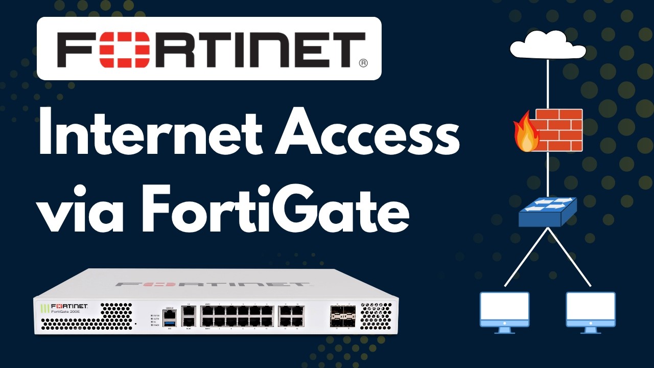 FortiGate Firewall – Provide Internet Access to PC  Step by Steps | Fortinet complete Classes 