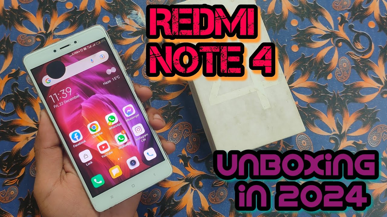 Redmi Note 4 unboxing and review in 2024❗क्या ये आज भी चल पाएगा❗Android 7.0 gaming test BGMI, Camera