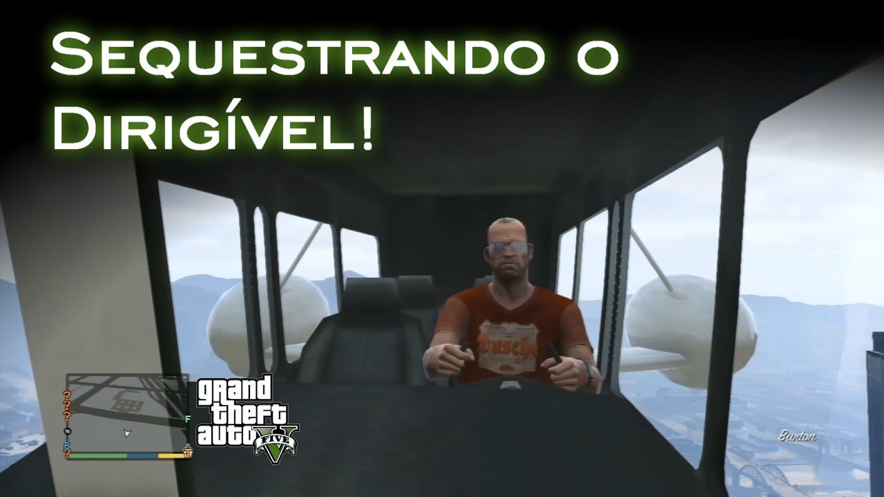 Sequestrando o Dirigível! | GTA V [PT-BR]