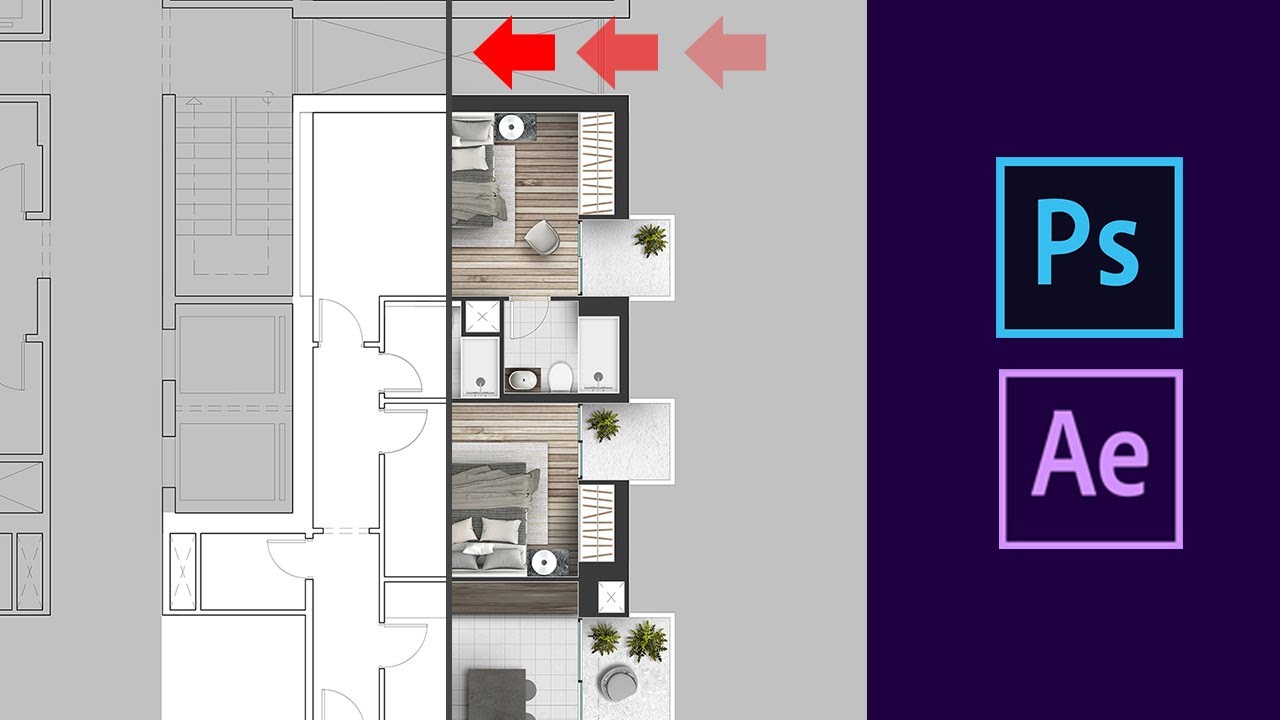 ✅ FLOORPLAN Transition in After Effects