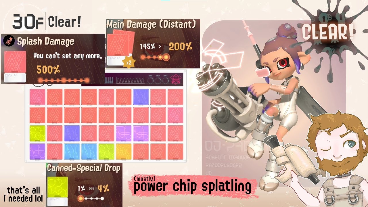 power chip splatling booyah bombs one shot EVERYTHING | Side Order