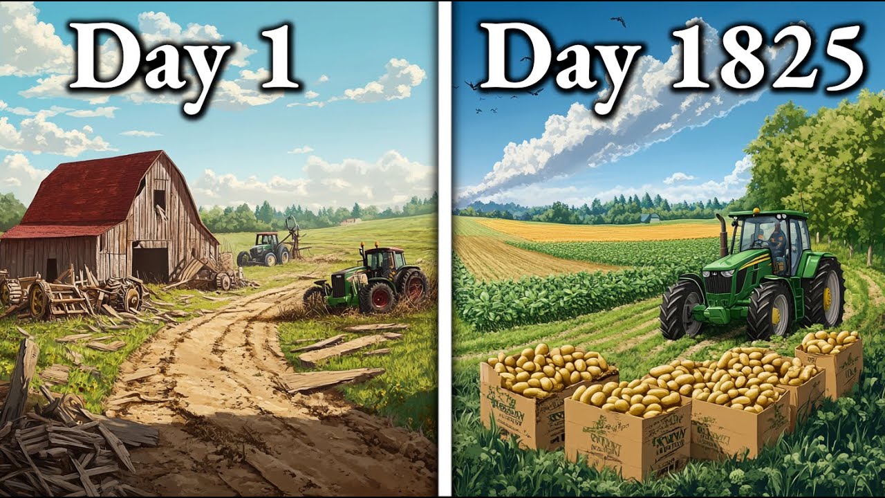 I Spent 5 Years Building the Ultimate Potato Farm and French Fry Empire