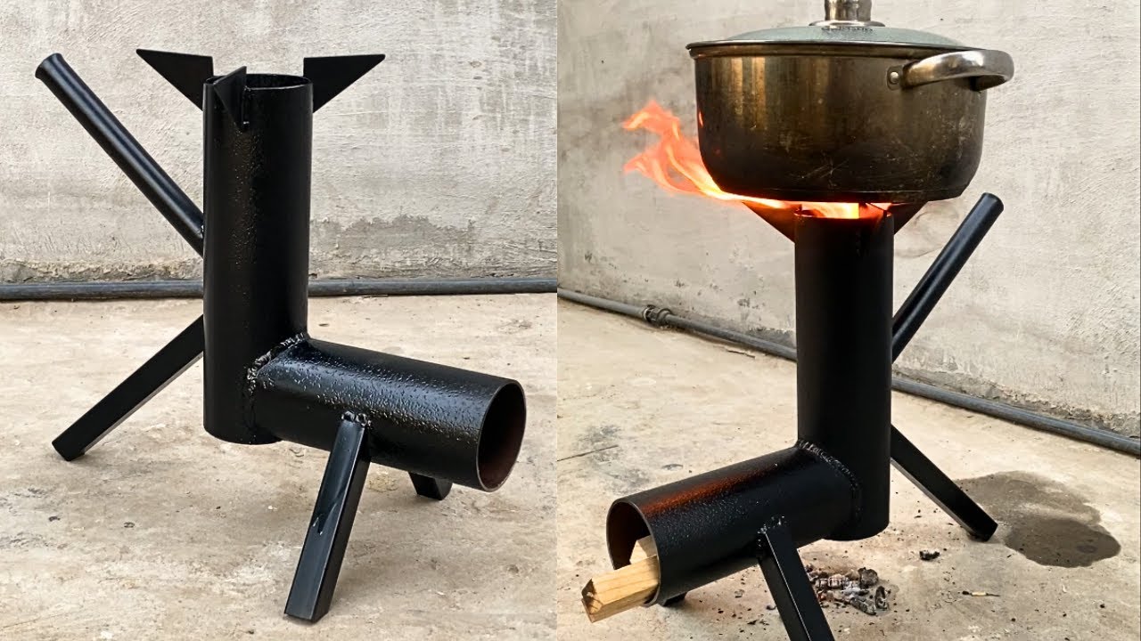 DIY - Great Craftsman's Ideas // How A Craftsman Created A Super Powerful Smart Wood Burning Stove !