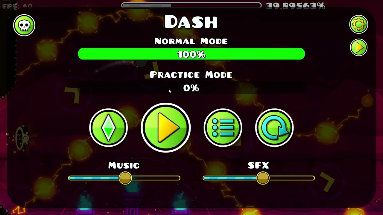 Geometry Dash  все монетки на  dash