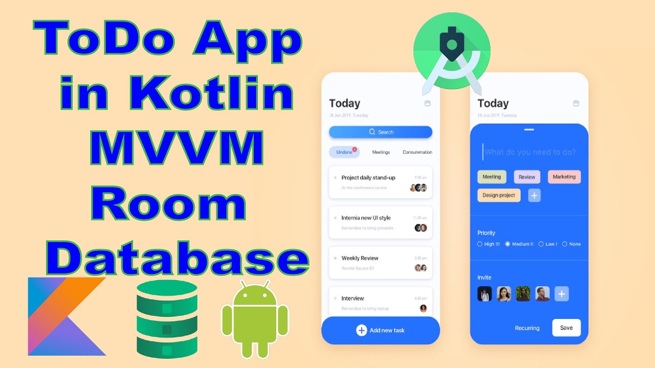How to Build a To-Do App in Kotlin | MVVM + Room Database + LiveData | Android Studio Tutorial 2025