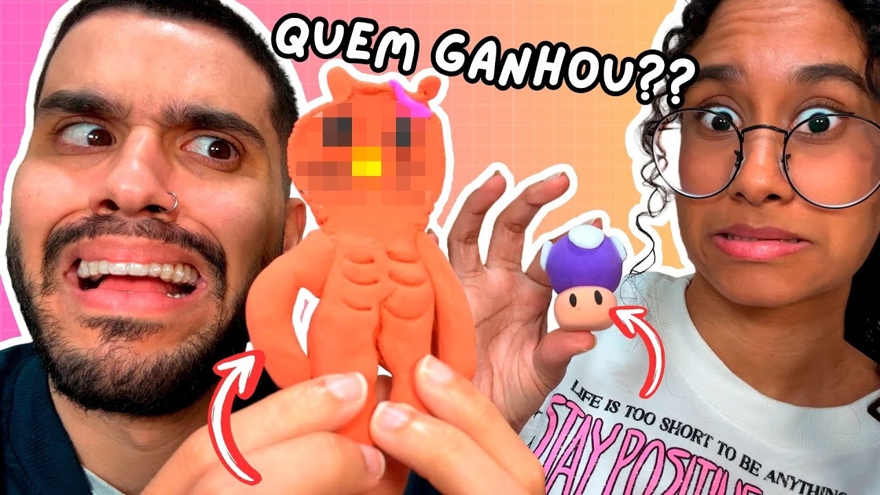 QUEM FIZER A MELHOR ESCULTURA NA MASSINHA, VENCE!