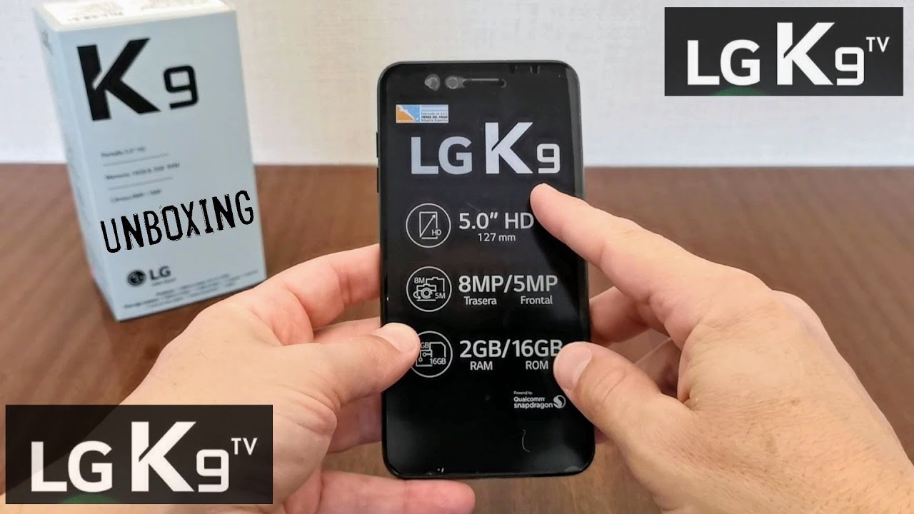 Unboxing (Desempaquetado) LG K9 (K8 2018)