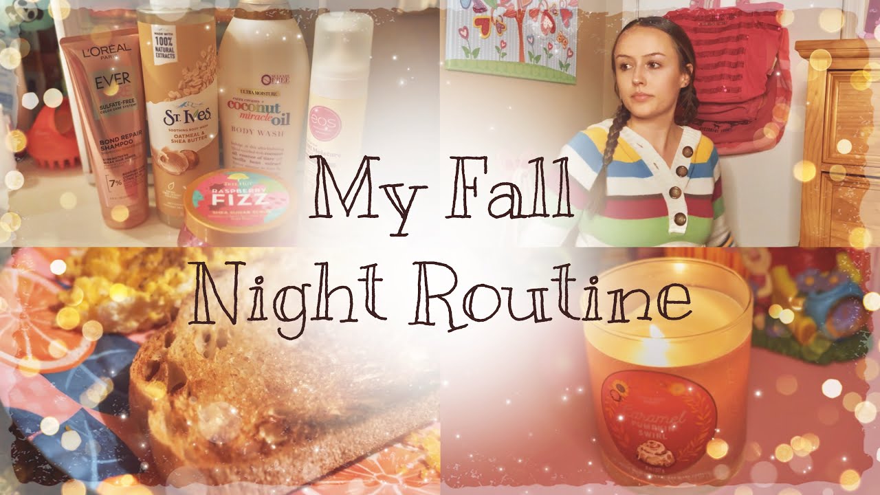 Fall night routine 🍂🌙🧡