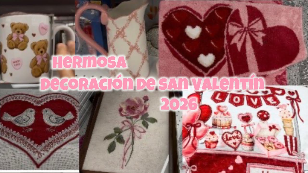 Decoración de san Valentín 💝 2026